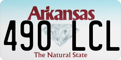 AR license plate 490LCL