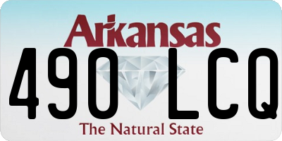 AR license plate 490LCQ