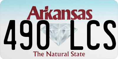 AR license plate 490LCS