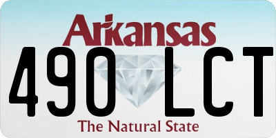 AR license plate 490LCT