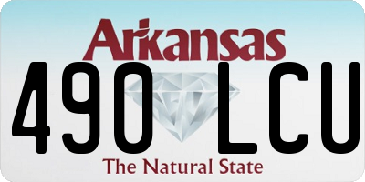 AR license plate 490LCU