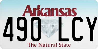 AR license plate 490LCY