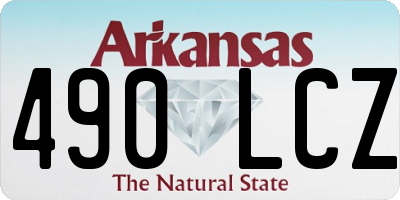 AR license plate 490LCZ