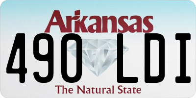 AR license plate 490LDI