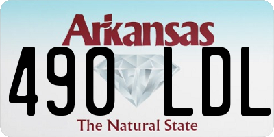 AR license plate 490LDL
