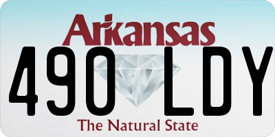 AR license plate 490LDY