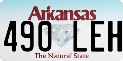 AR license plate 490LEH