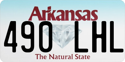 AR license plate 490LHL