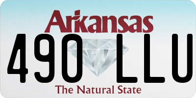 AR license plate 490LLU