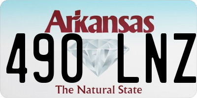 AR license plate 490LNZ