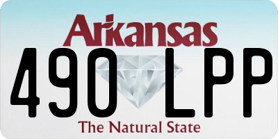 AR license plate 490LPP