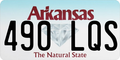 AR license plate 490LQS