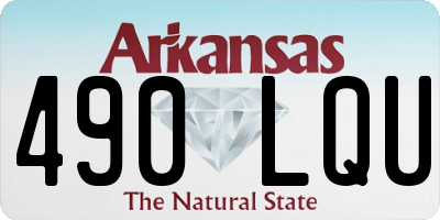 AR license plate 490LQU