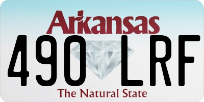 AR license plate 490LRF