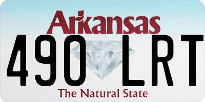 AR license plate 490LRT