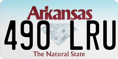 AR license plate 490LRU