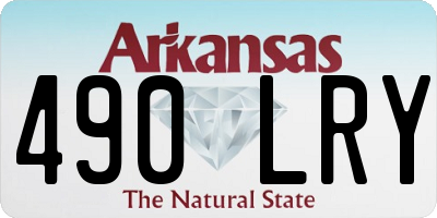AR license plate 490LRY