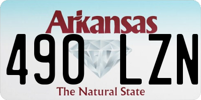 AR license plate 490LZN