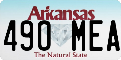 AR license plate 490MEA