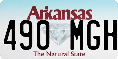 AR license plate 490MGH