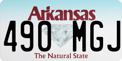 AR license plate 490MGJ