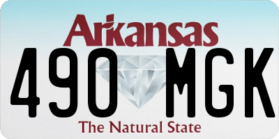 AR license plate 490MGK