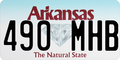 AR license plate 490MHB