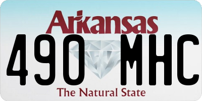 AR license plate 490MHC
