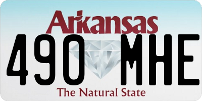 AR license plate 490MHE