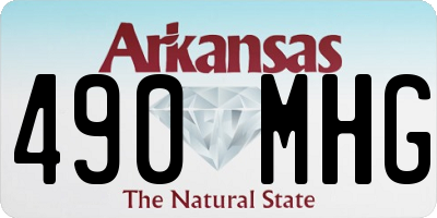 AR license plate 490MHG