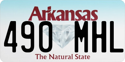 AR license plate 490MHL