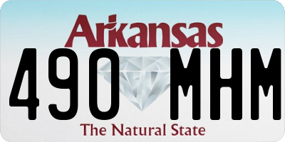 AR license plate 490MHM
