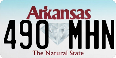 AR license plate 490MHN