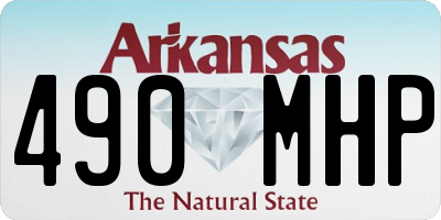 AR license plate 490MHP