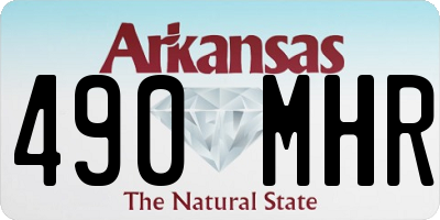 AR license plate 490MHR