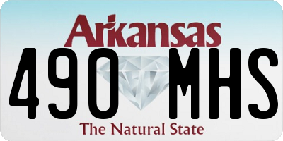 AR license plate 490MHS