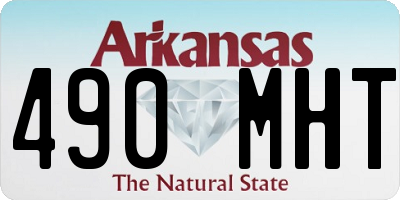 AR license plate 490MHT