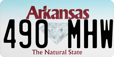AR license plate 490MHW
