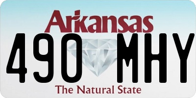 AR license plate 490MHY