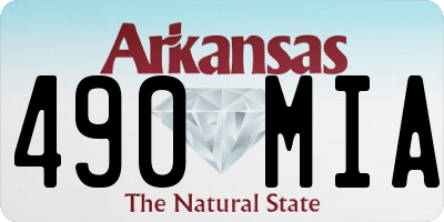 AR license plate 490MIA