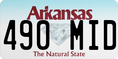 AR license plate 490MID