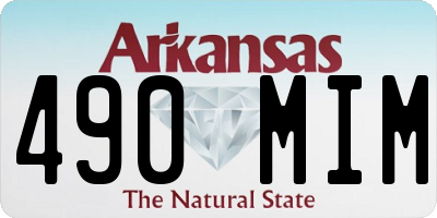 AR license plate 490MIM