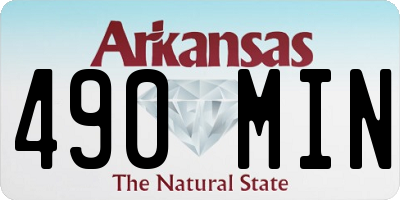 AR license plate 490MIN