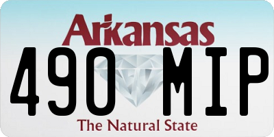 AR license plate 490MIP