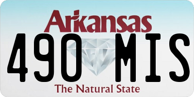 AR license plate 490MIS