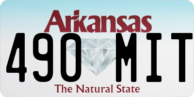 AR license plate 490MIT