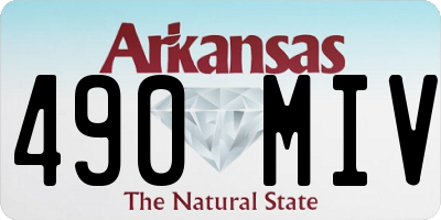AR license plate 490MIV