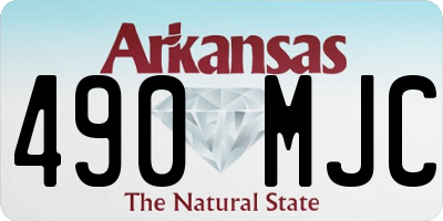 AR license plate 490MJC