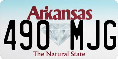 AR license plate 490MJG