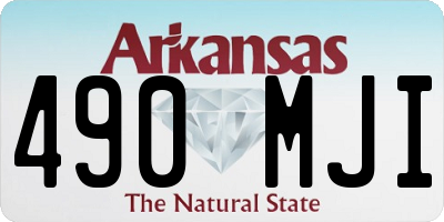 AR license plate 490MJI